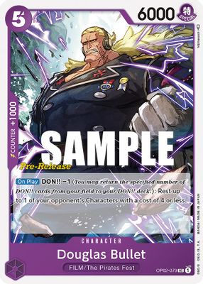 Douglas Bullet OP02-079 card