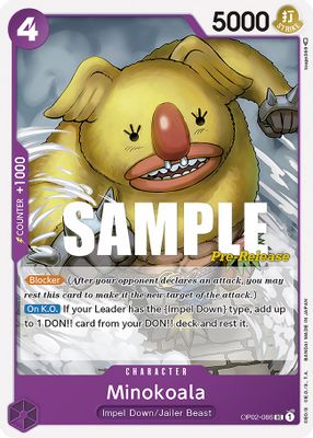 Minokoala OP02-086 card