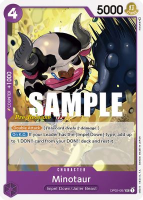 Minotaur OP02-087 card