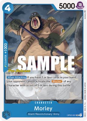 Morley OP02-061 card