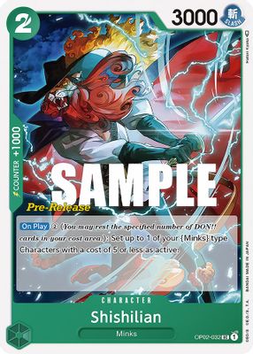 Shishilian OP02-032 card