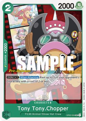 Tony Tony.Chopper OP02-034 card