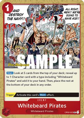 Whitebeard Pirates OP02-022 card