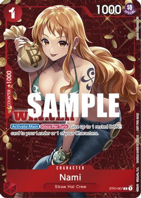 Nami ST01-007 card