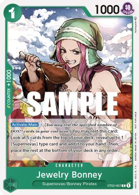Jewelry Bonney ST02-007 card