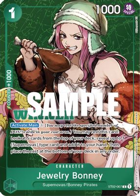 Jewelry Bonney ST02-007 card