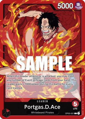 Portgas.D.Ace OP03-001 card