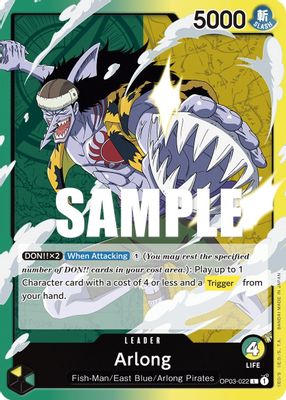 Arlong OP03-022 card