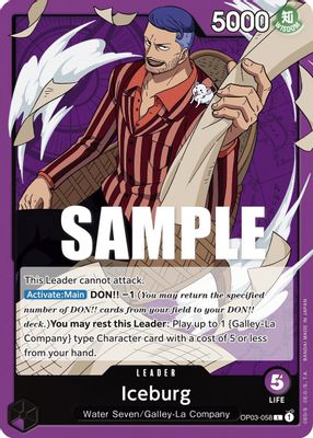 Iceburg OP03-058 card
