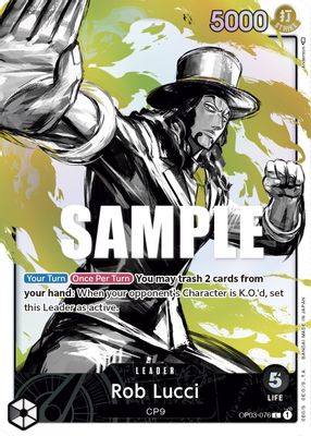 Rob Lucci OP03-076 card