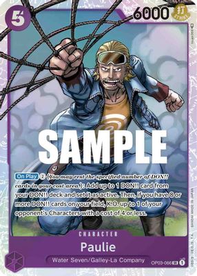Paulie OP03-066 card