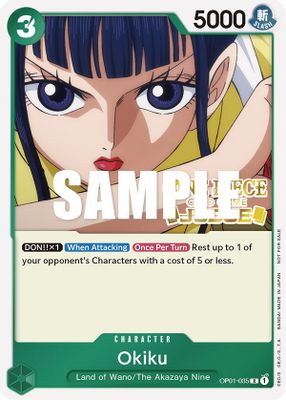 Okiku OP01-035 card