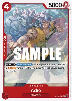 Adio OP03-002 card