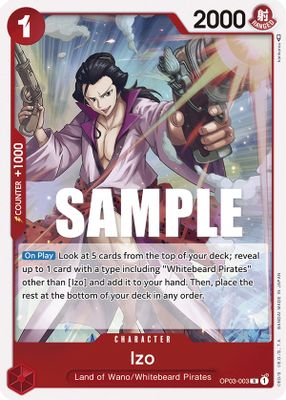 Izo OP03-003 card