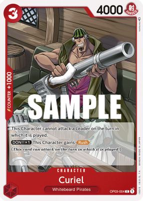 Curiel OP03-004 card
