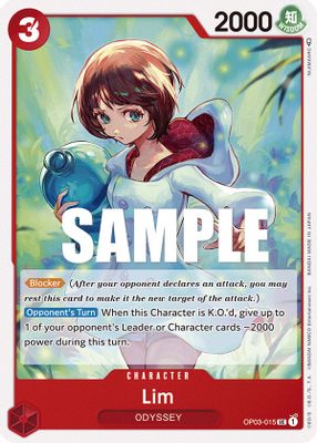 Lim OP03-015 card