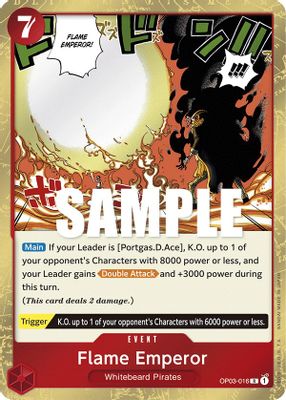 Flame Emperor OP03-016 card
