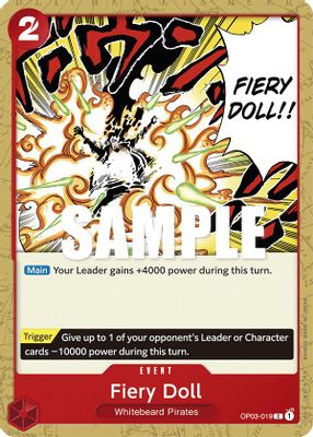 Fiery Doll OP03-019 card