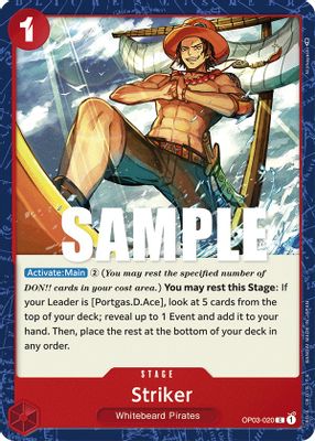Striker OP03-020 card
