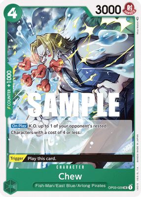 Chew OP03-029 card