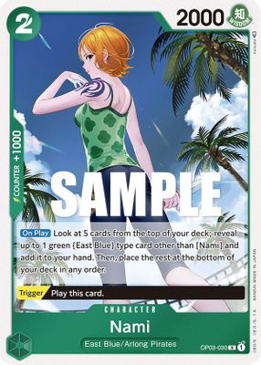 Nami OP03-030 card