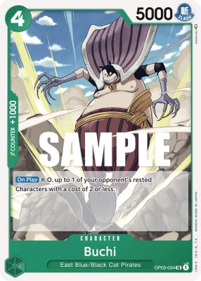 Buchi OP03-034 card