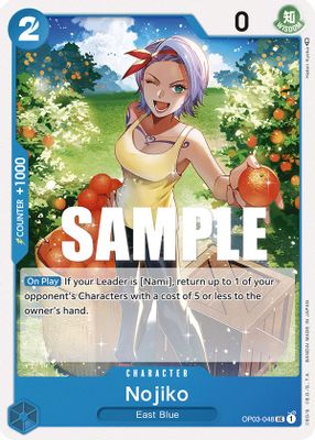 Nojiko OP03-048 card