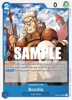 Boodle OP03-050 card