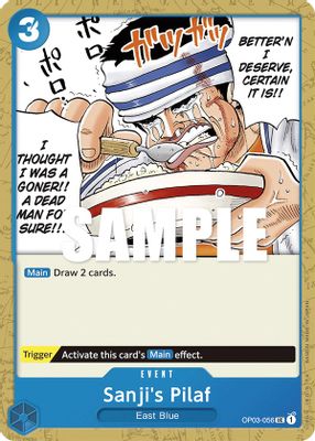 Sanji's Pilaf OP03-056 card