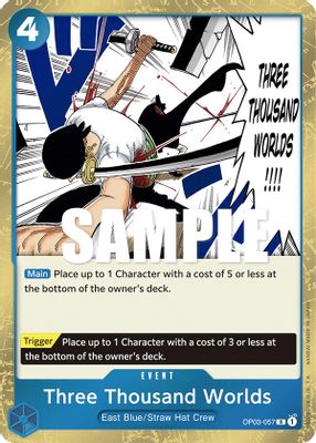 Three Thousand Worlds OP03-057 card