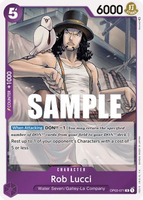 Rob Lucci OP03-071 card