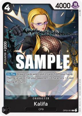 Kalifa OP03-081 card