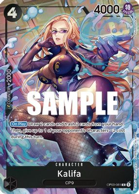 Kalifa OP03-081 card
