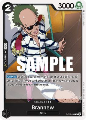 Brannew OP03-089 card
