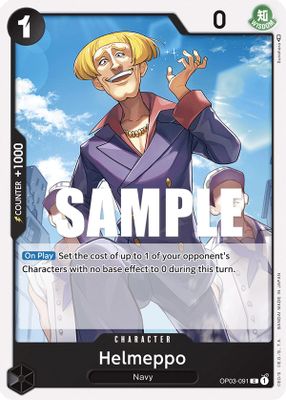 Helmeppo OP03-091 card