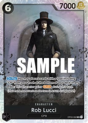 Rob Lucci OP03-092 card