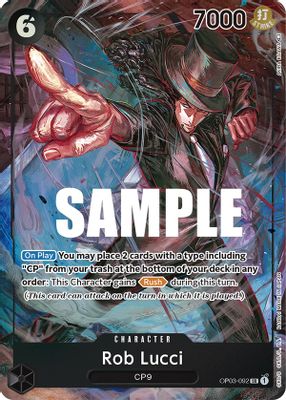 Rob Lucci OP03-092 card