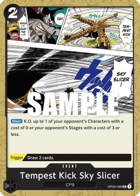 Tempest Kick Sky Slicer OP03-096 card