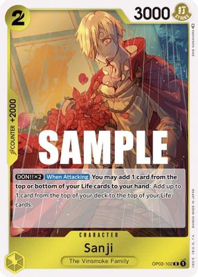 Sanji OP03-102 card