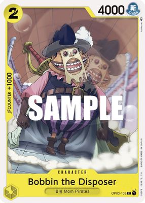 Bobbin the Disposer OP03-103 card