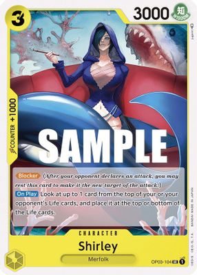 Shirley OP03-104 card