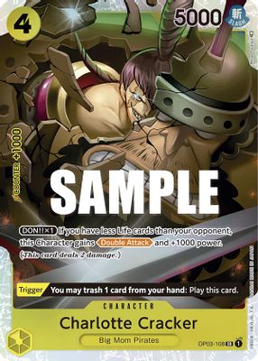 Charlotte Cracker OP03-108 card
