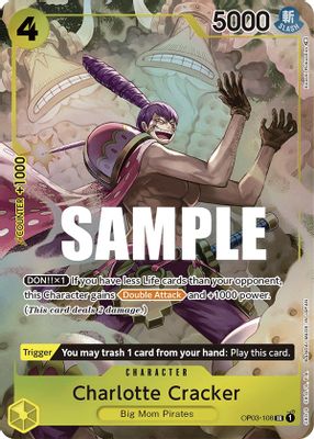 Charlotte Cracker OP03-108 card