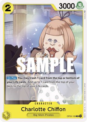 Charlotte Chiffon OP03-109 card