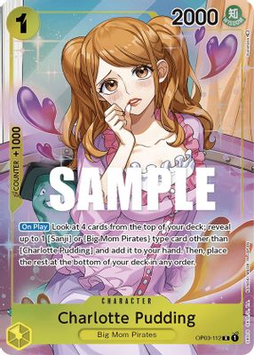 Charlotte Pudding OP03-112 card