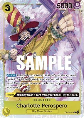Charlotte Perospero OP03-113 card