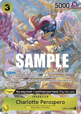 Charlotte Perospero OP03-113 card