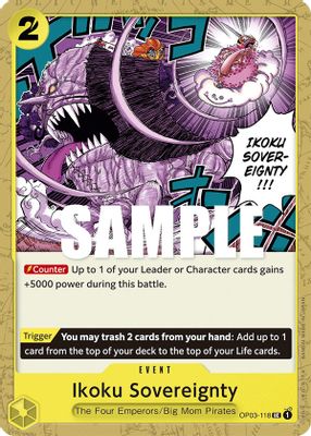 Ikoku Sovereignty OP03-118 card