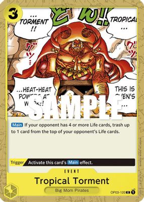 Tropical Torment OP03-120 card