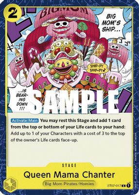 Queen Mama Chanter ST07-017 card